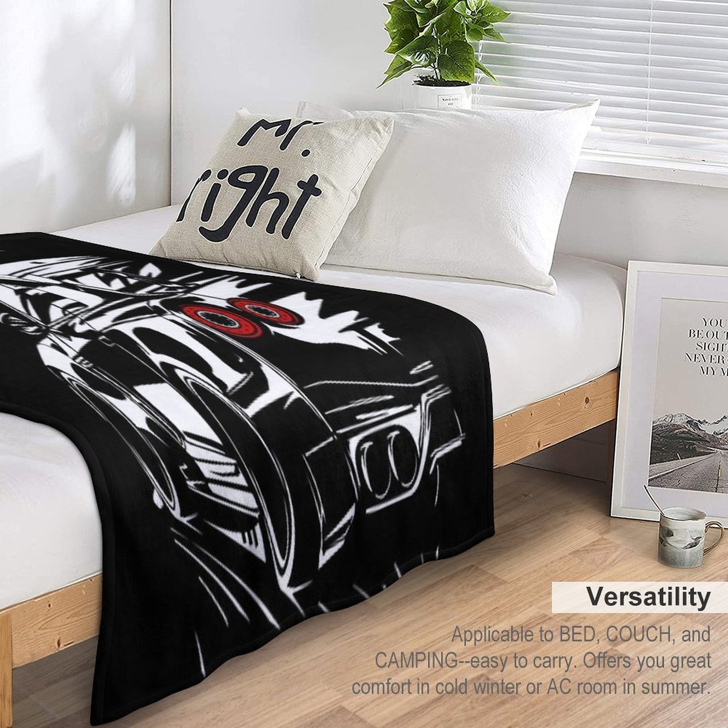 Nissan GT-R Nismo Haruna Throw Blanket