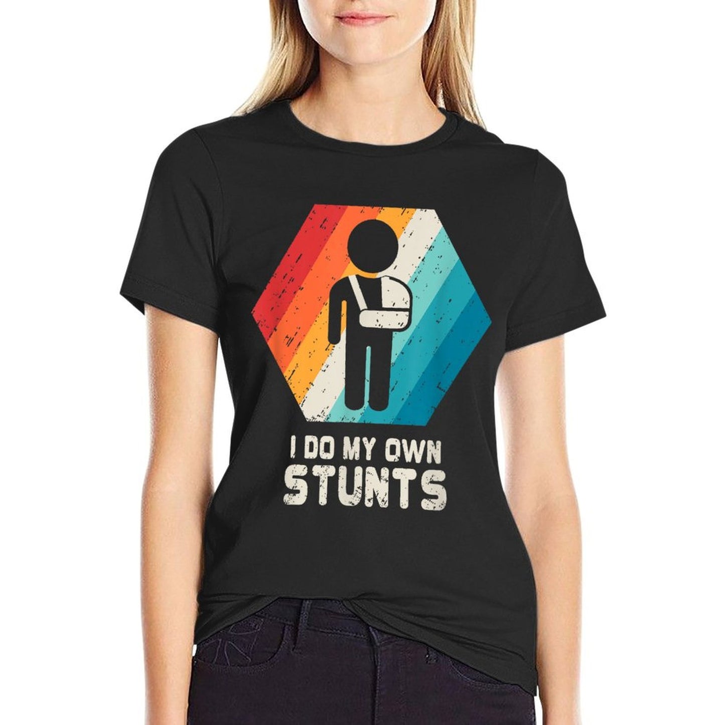 Shoulder Surgery Get Well Broken Arm Sling Funny Gift T-Shirt