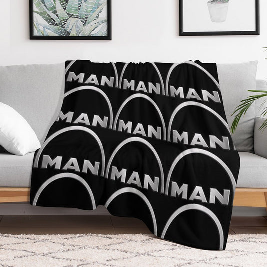 MAN Logo Throw Blanket