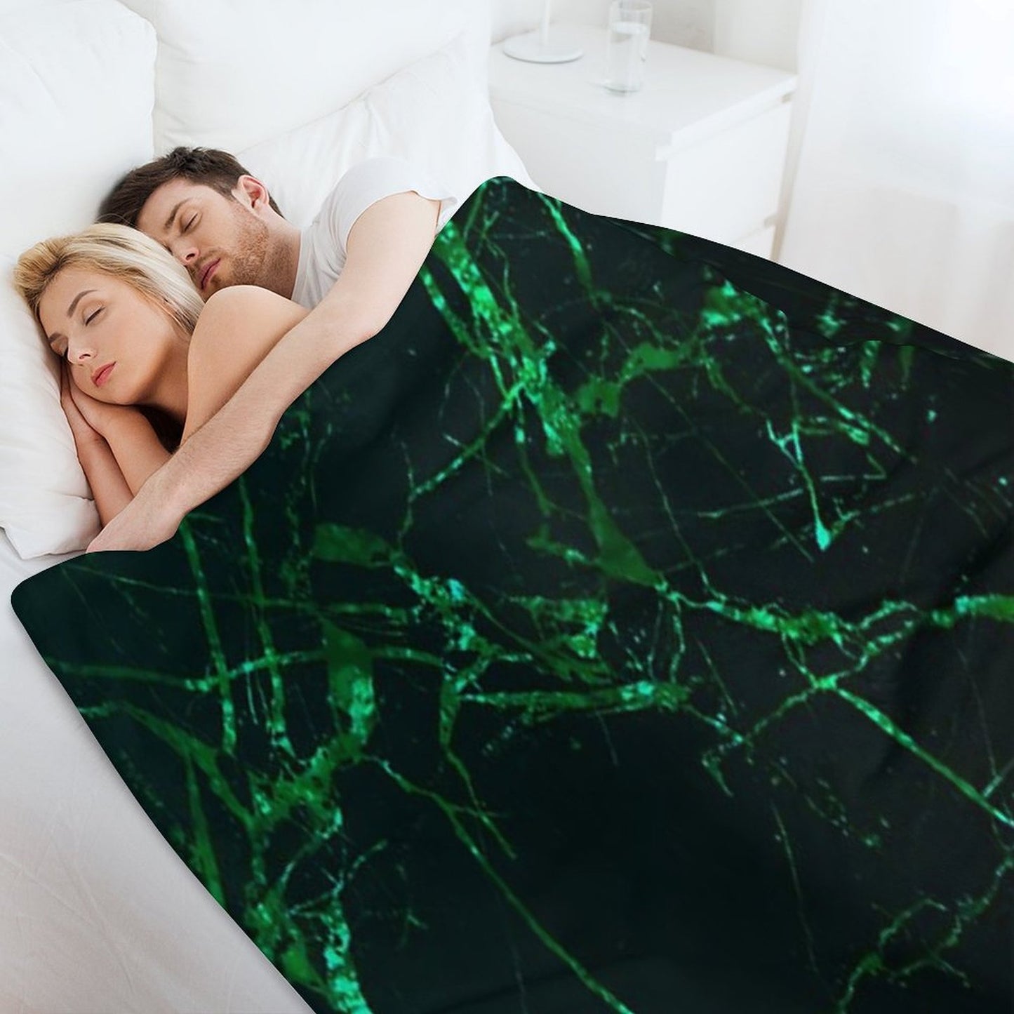 Alien Marble Throw Blanket