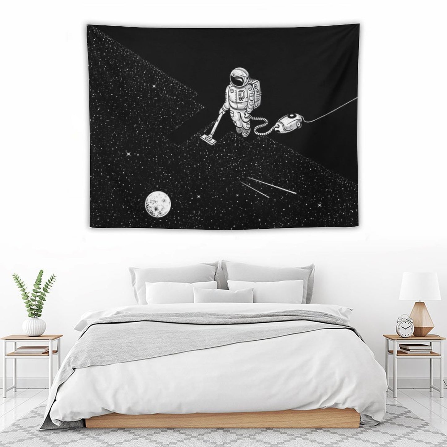 Space Cleaner Tapestry