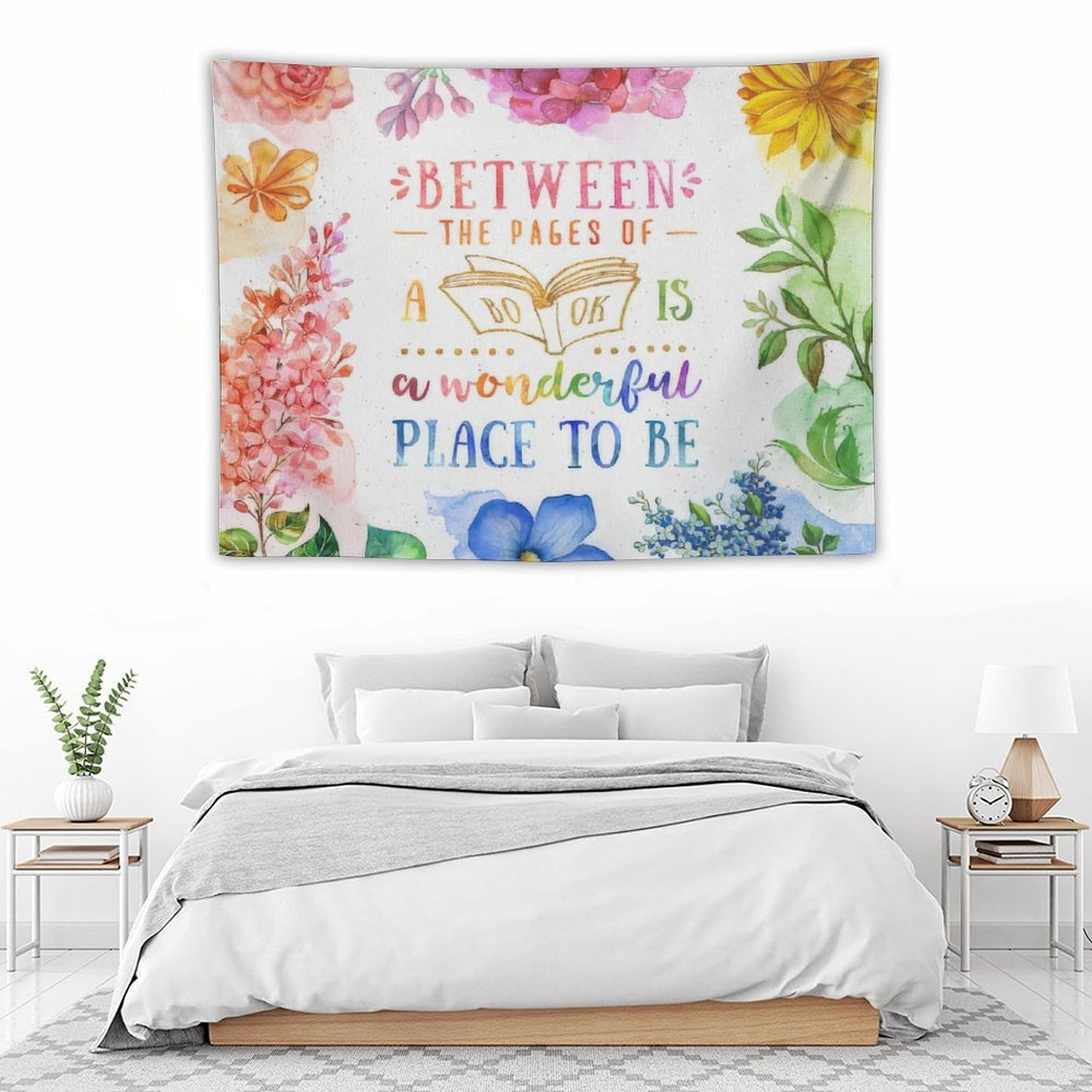 Between The Pages Tapestry
