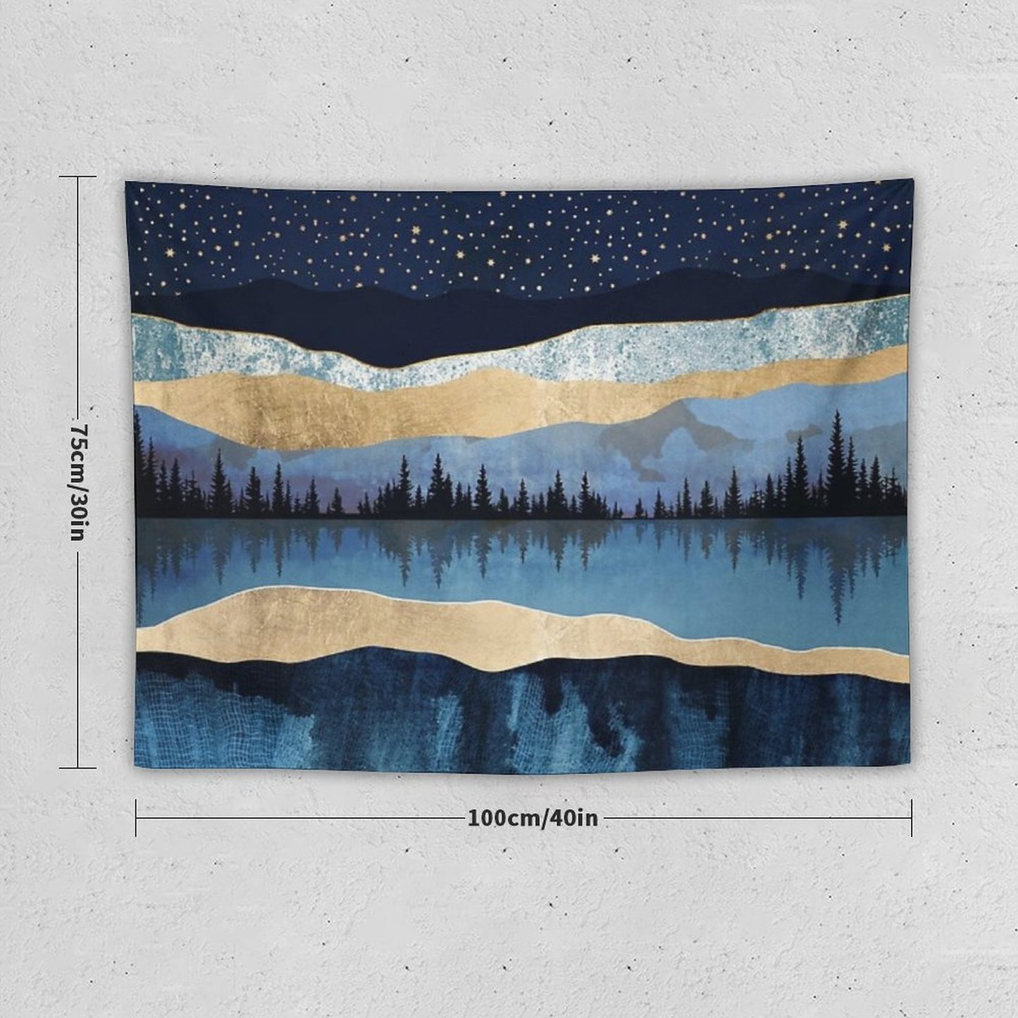 Midnight Lake Tapestry