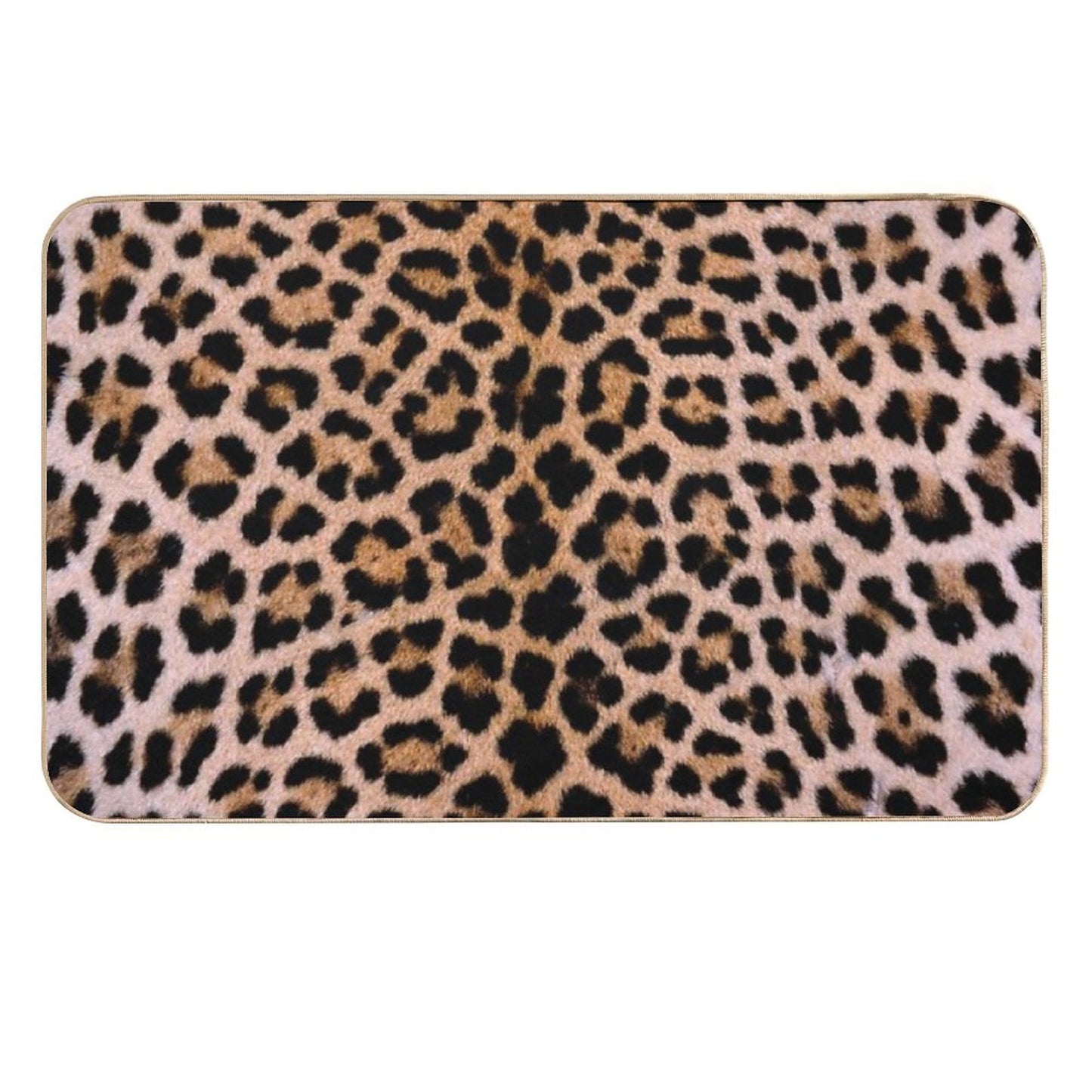 Cheetah Print Eco-Friendly Bath Mat