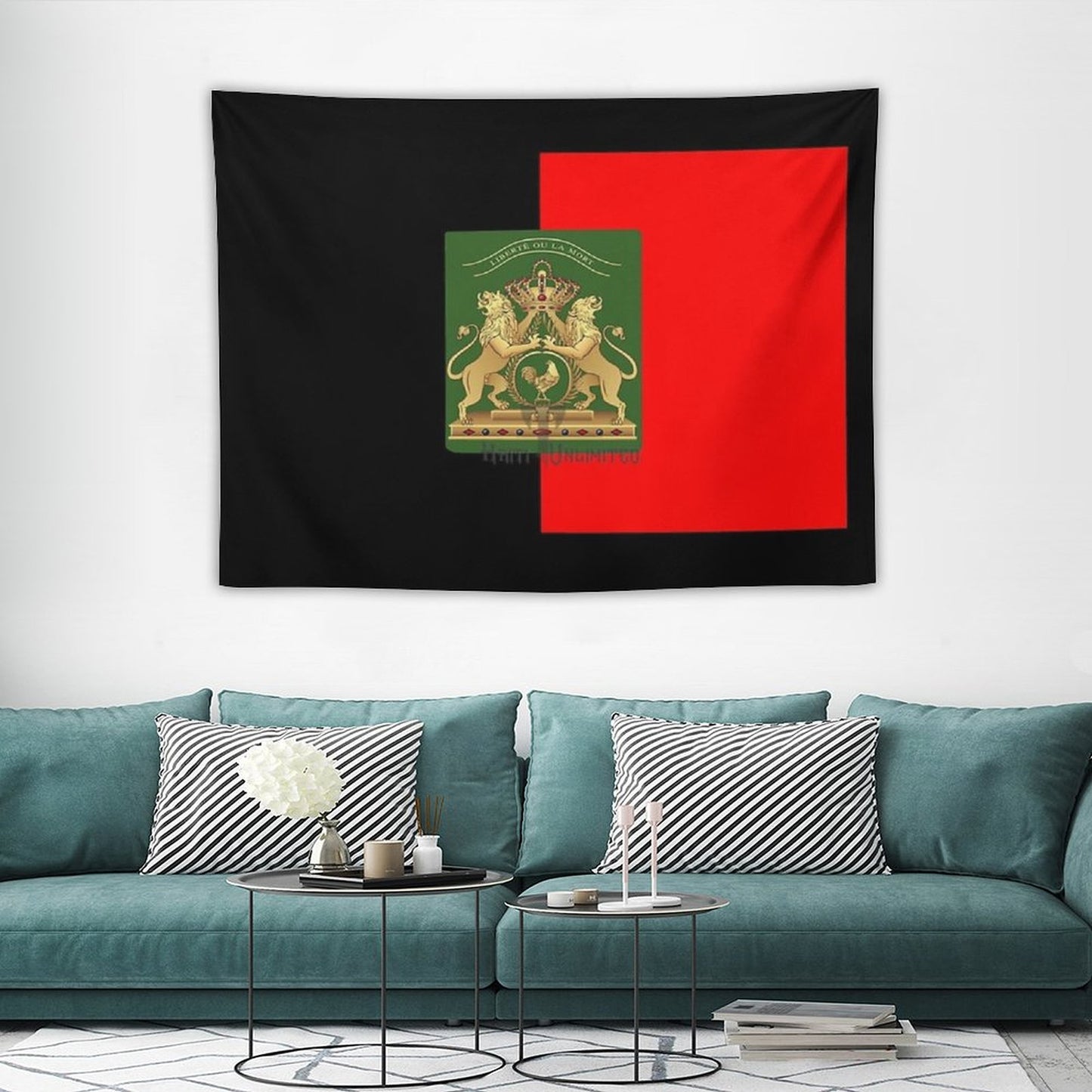 Haitian Independence Flag Tapestry