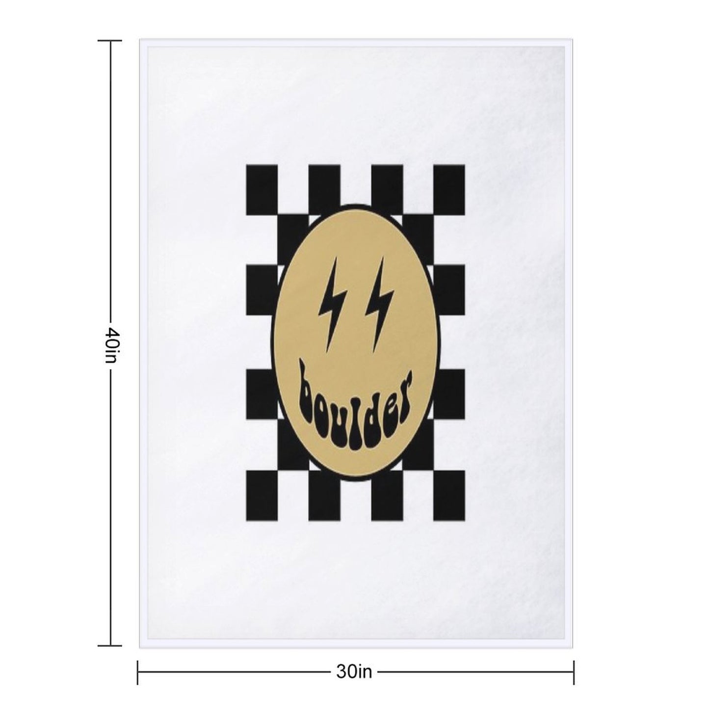 Boulder Throw Blanket