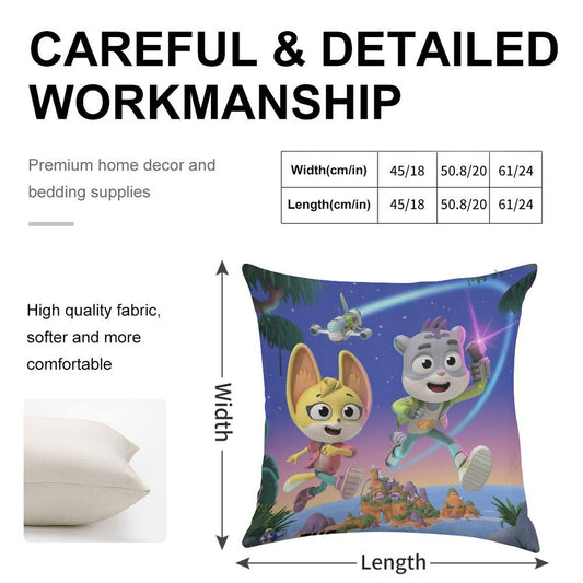 The Creature Cases Linen Throw Pillow Cover
