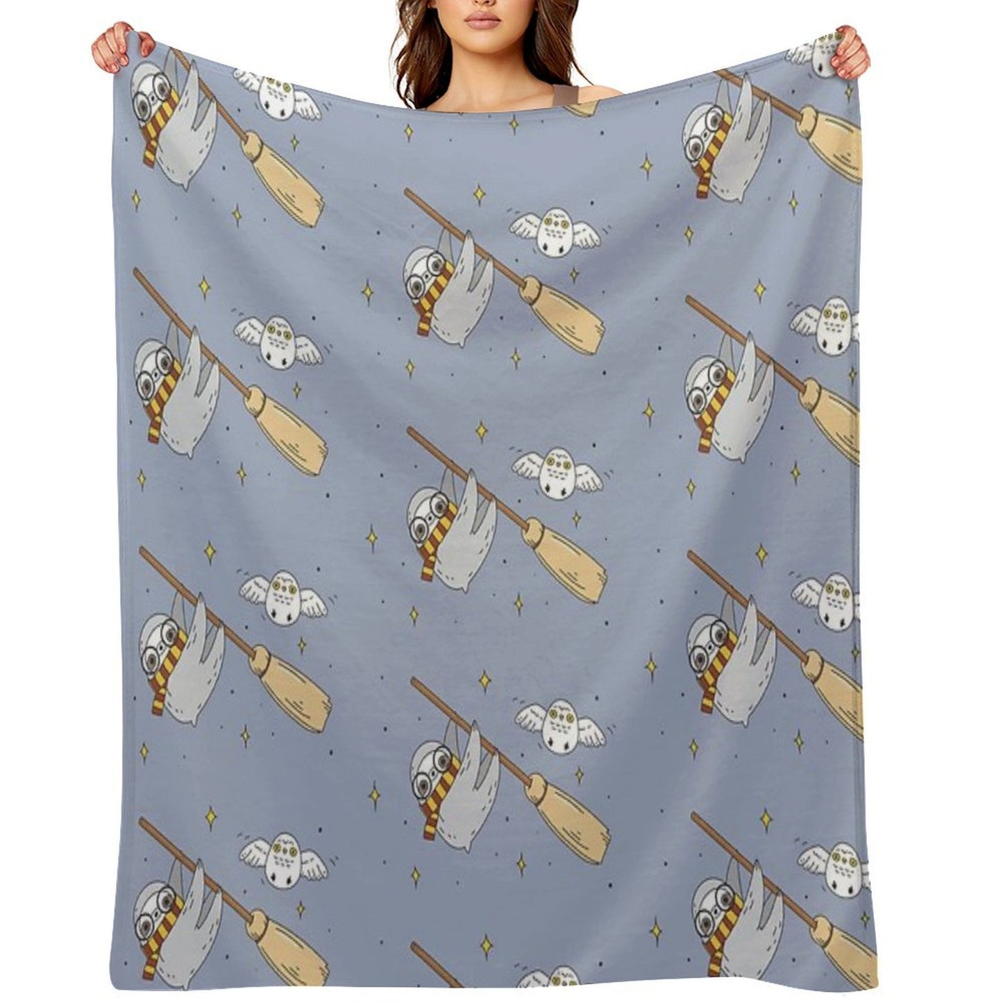 Harry The Sloth Throw Blanket