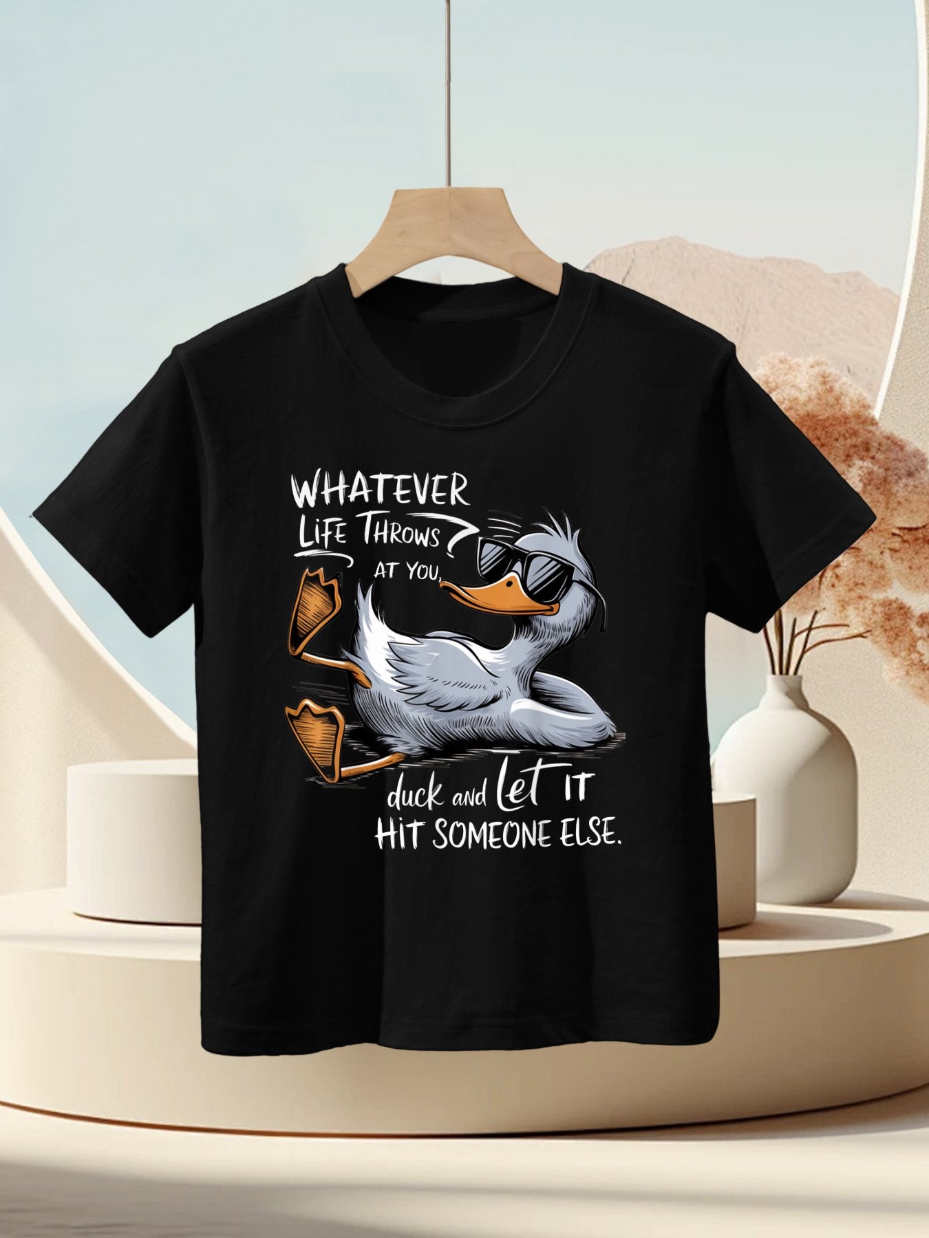 Funny Duck Funny Quote Graphic Tees For Men Women Kids Kids T-Shirt