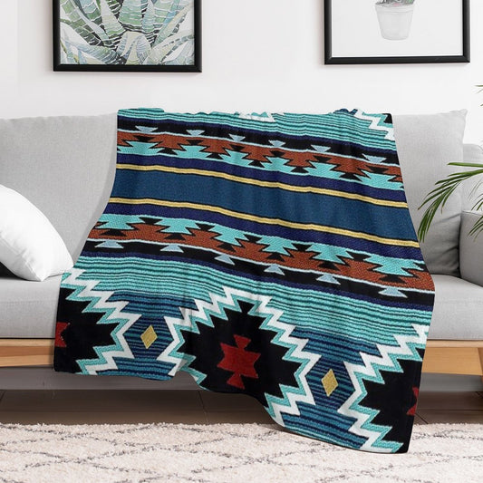 Navajo Blanket, Southwestern Art Design, Native American Blanket, Native American Art, Indian Art, Indian Blanket, Woven Blanket Throw Blanket