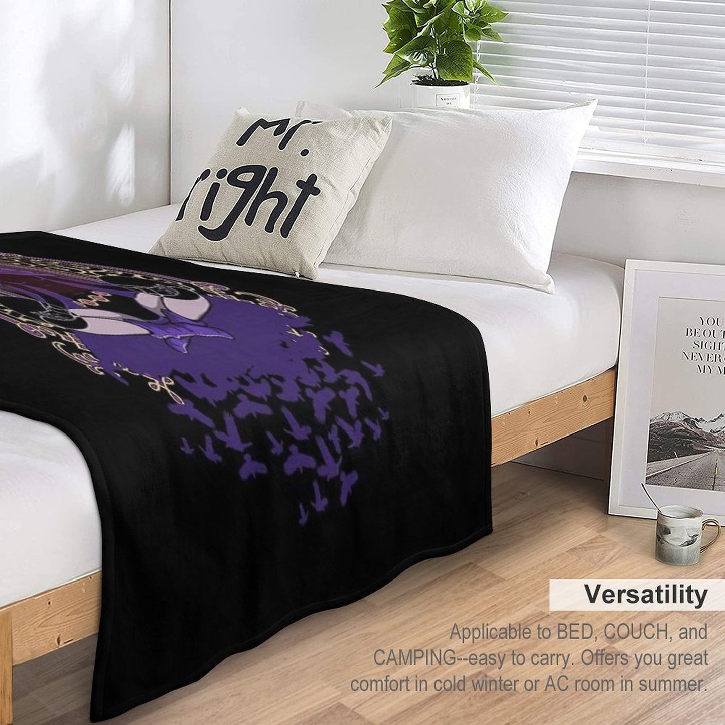 Raven Teen Titans Throw Blanket