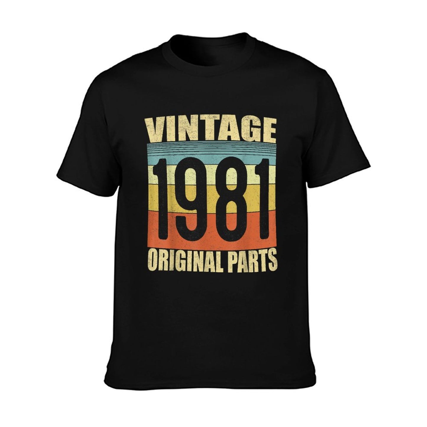 Vintage 1981 40th Birthday Gift Men Women 40 Years Old Wrinkle-resistant T-Shirt
