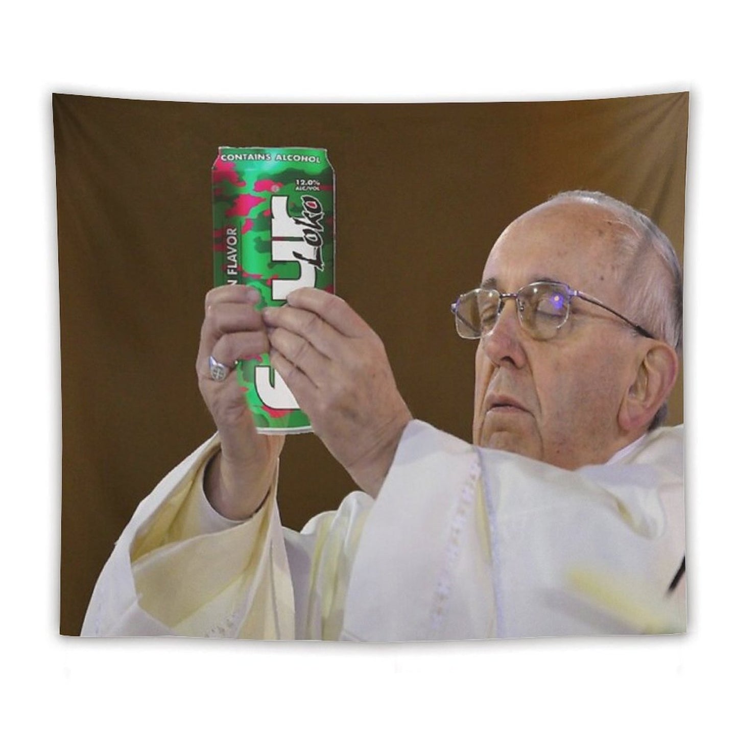 The Pope Four Loko Tapestry