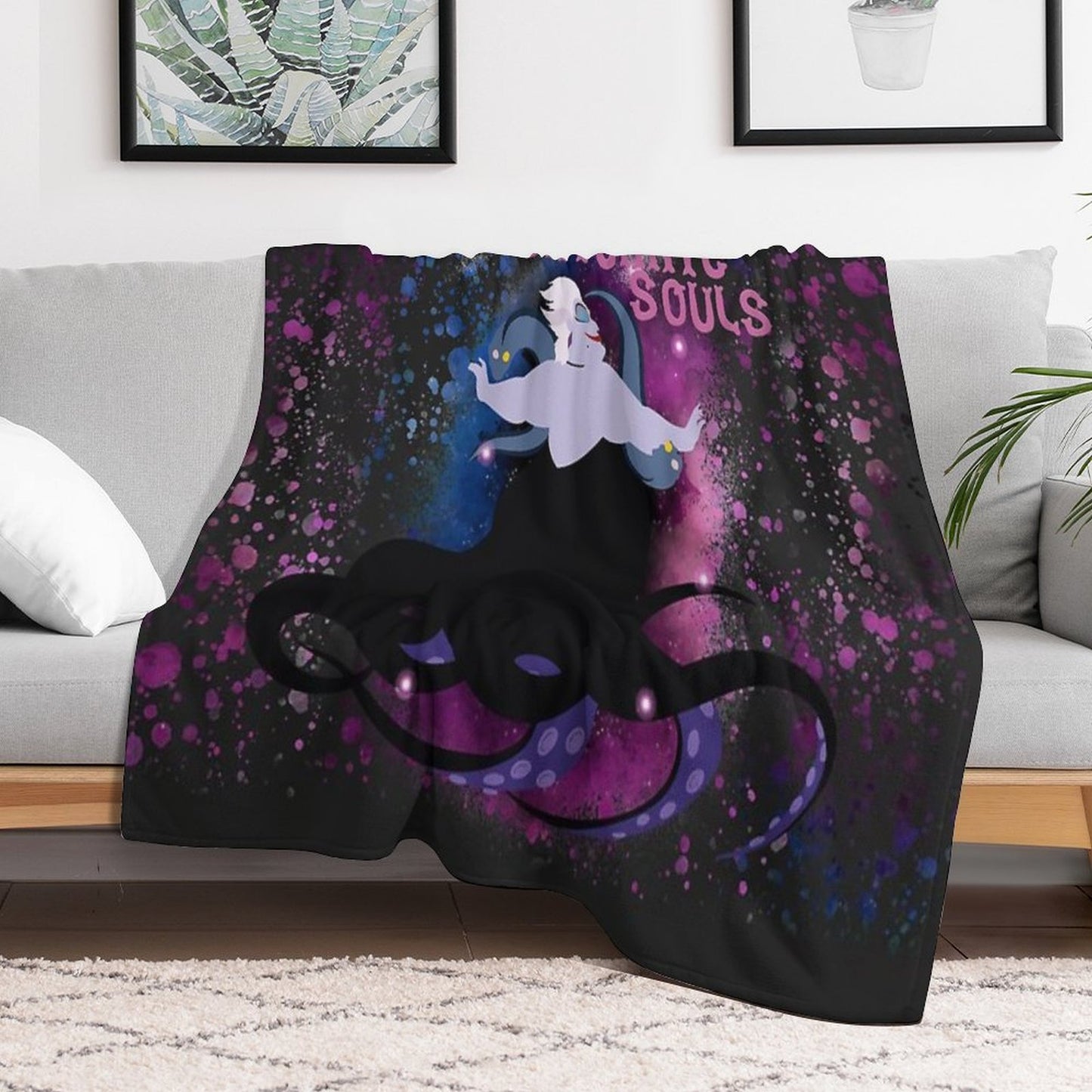 Ursula - Poor Unfortunate Souls Throw Blanket