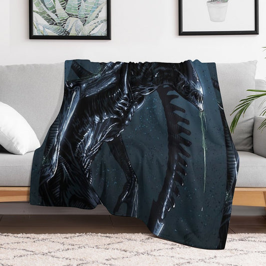 Xenomorph Alien Throw Blanket