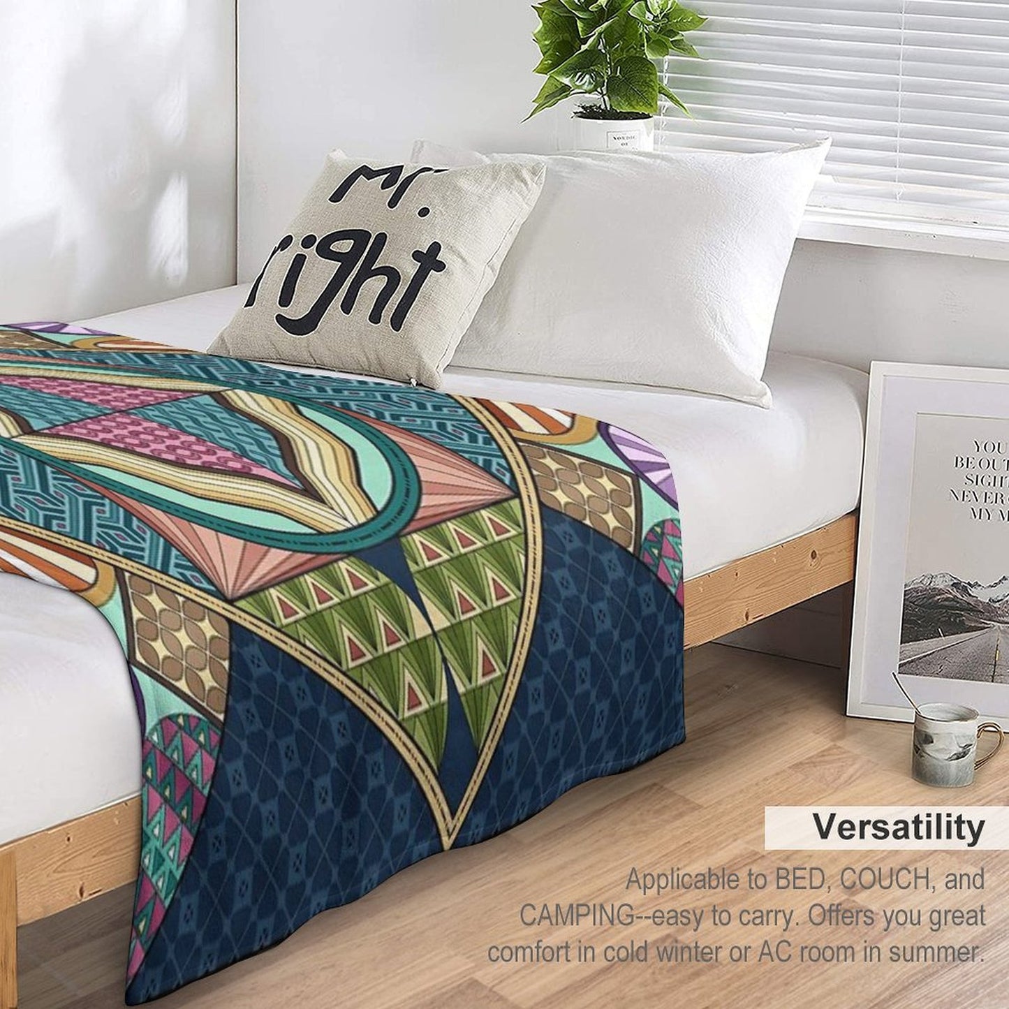 Vintage Pattern Throw Blanket