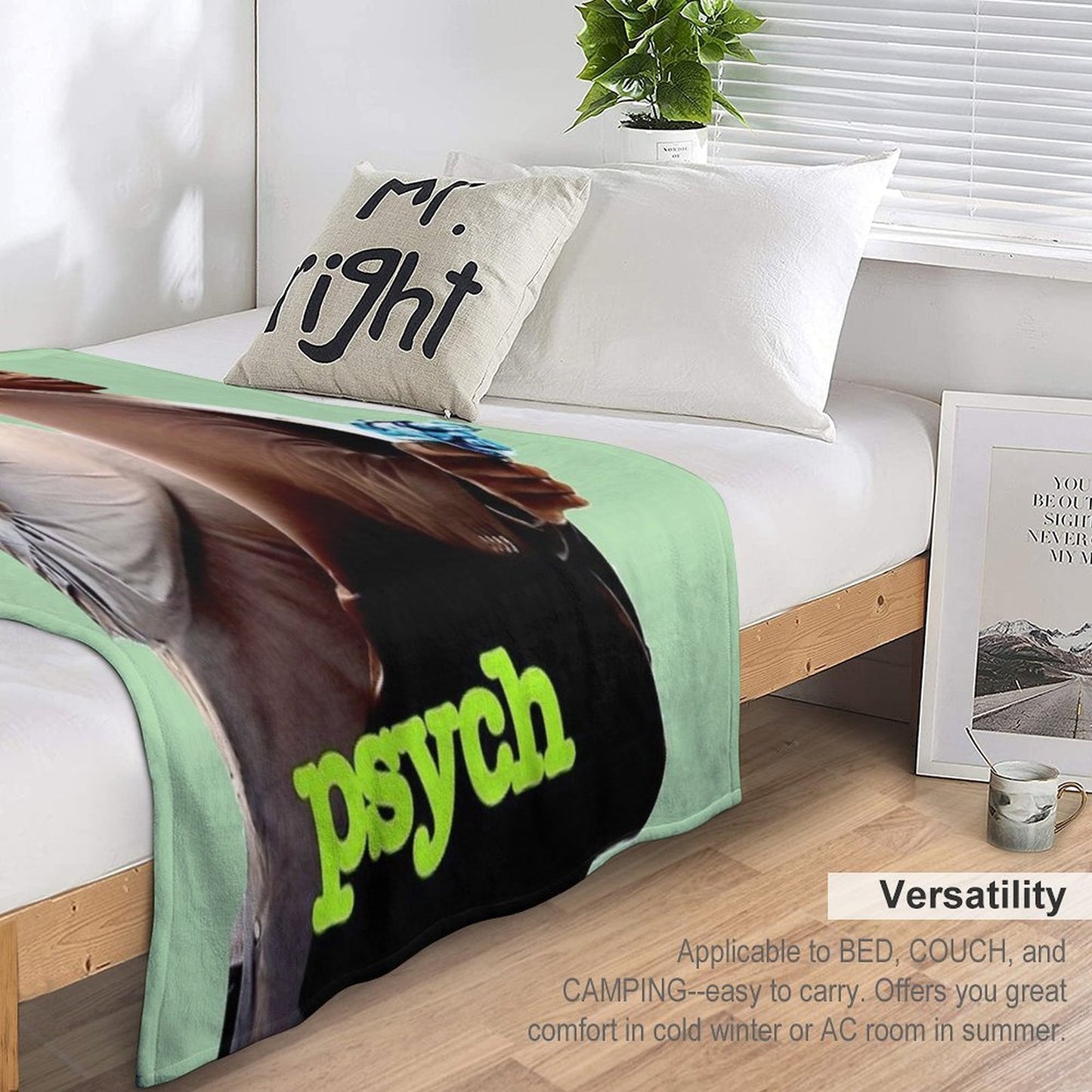 Psych Design Throw Blanket