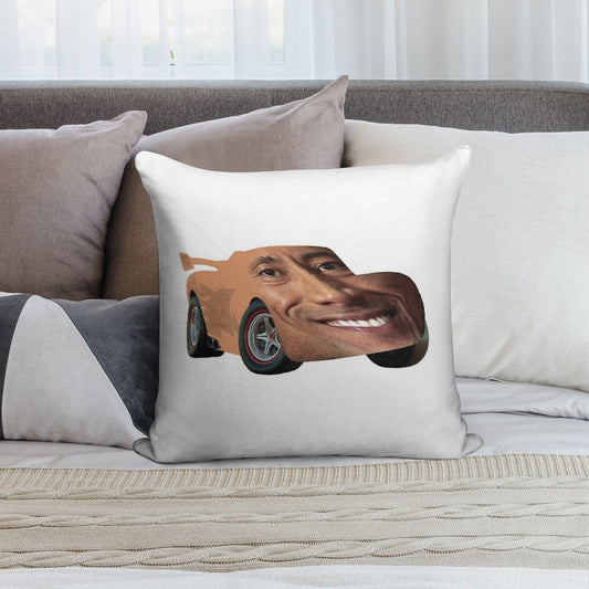 Lightning The Rock McQueen Soft Ultra-Soft Texture Throw Pillow
