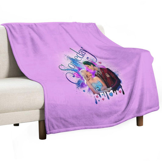 Zed And Addison - Someday - Zombies 2 Throw Blanket