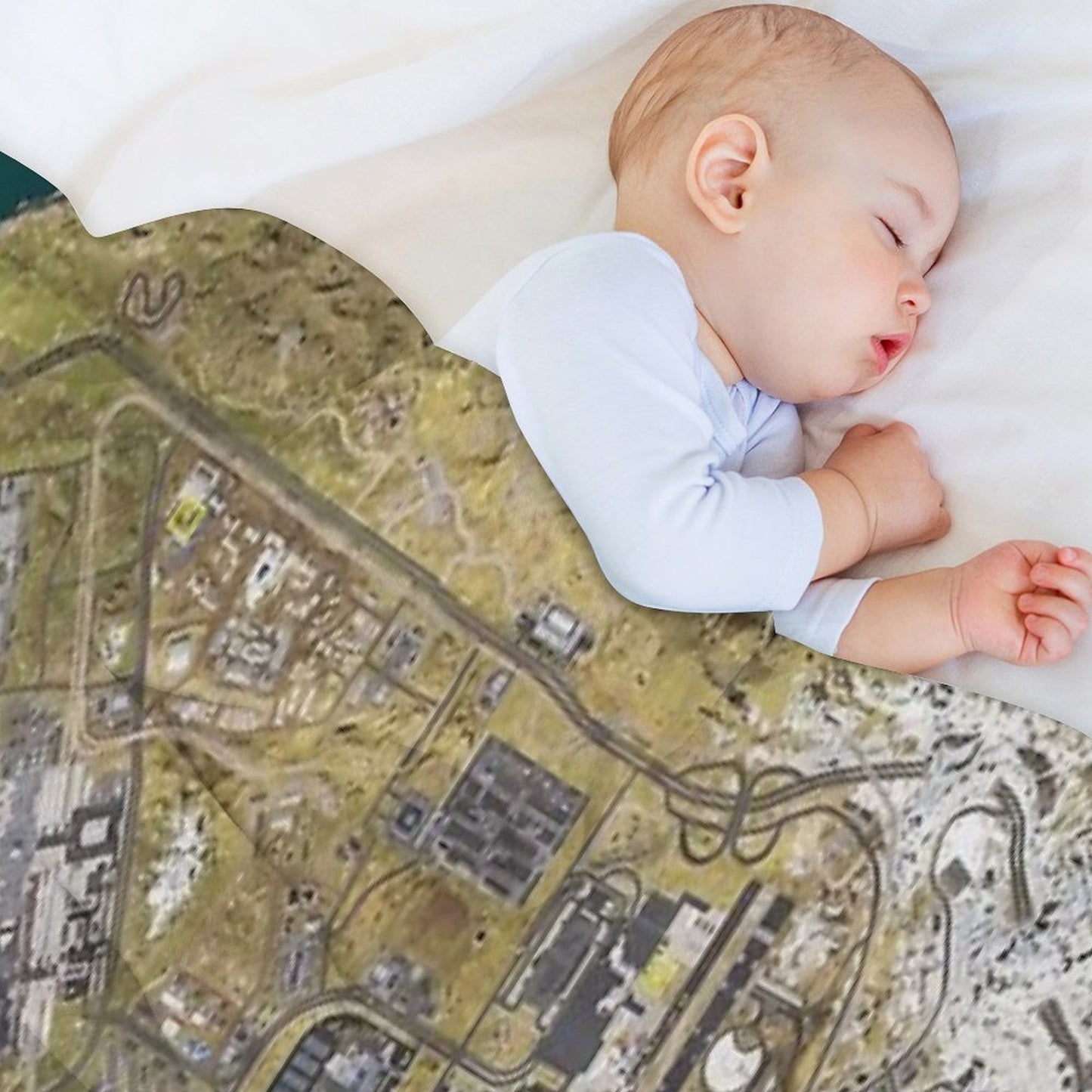 COD WARZONE MAP Throw Blanket
