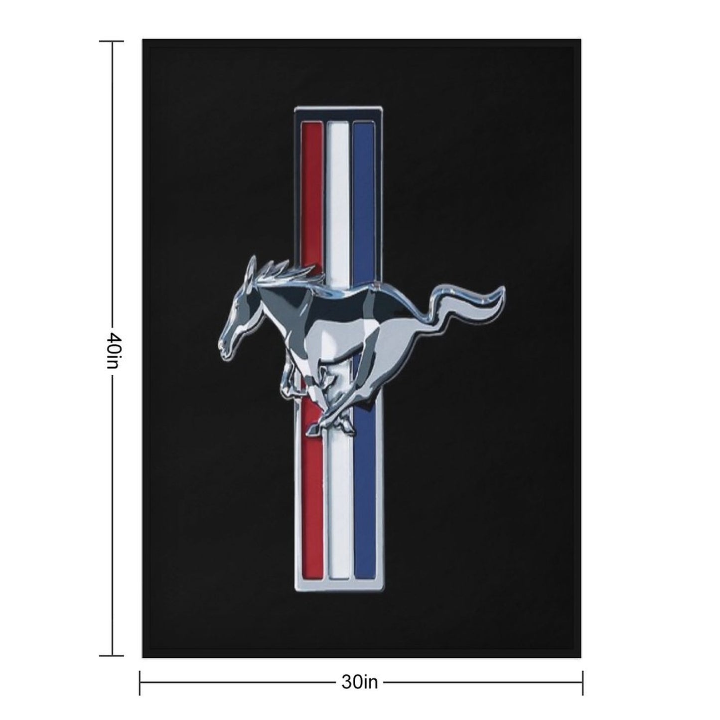 'stang Throw Blanket