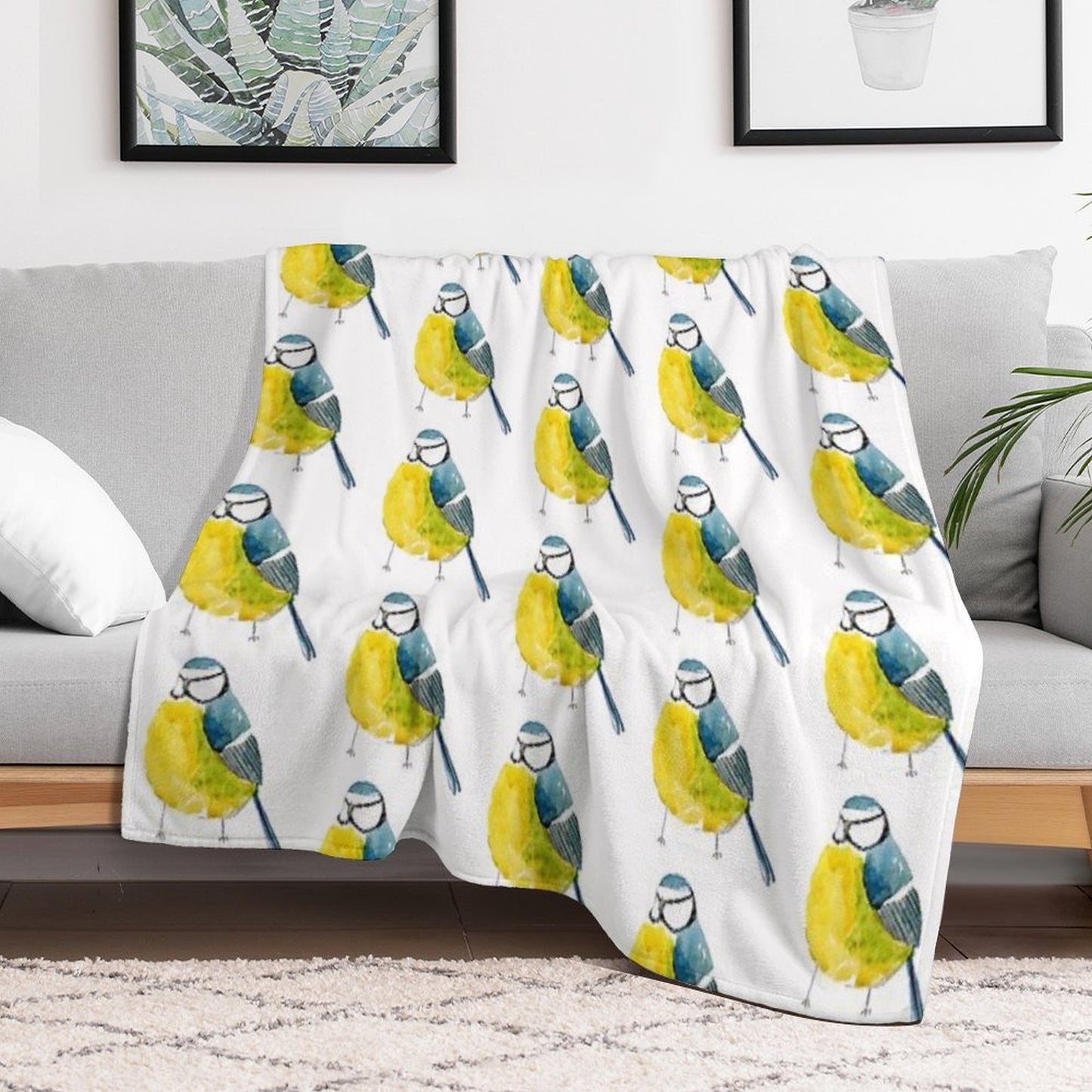 Mr Plump Throw Blanket