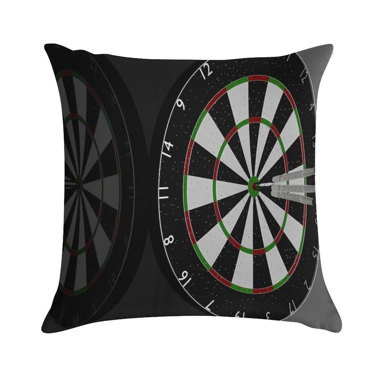 Dart Soft Fade-Resistant Throw Pillow