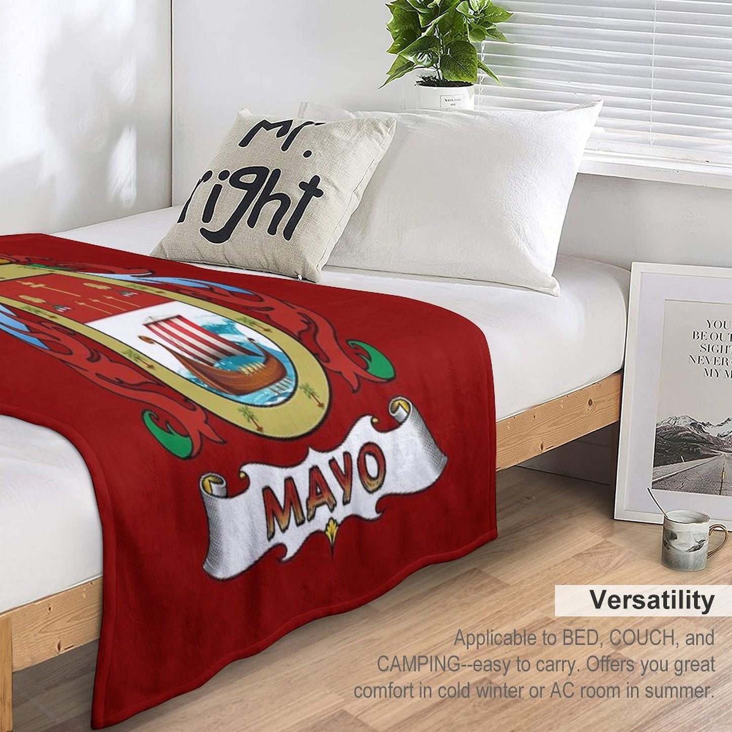 COUNTY MAYO Throw Blanket