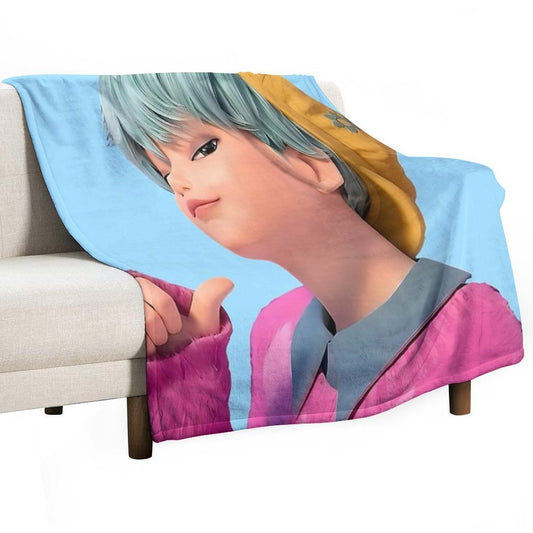 BABY Saja Boys Kpop Demon Hunters Throw Blanket