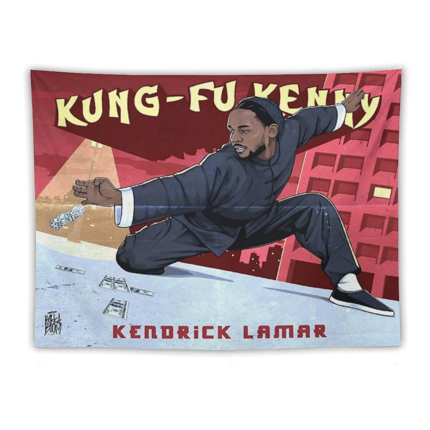 Kung Fu Kenny Tapestry