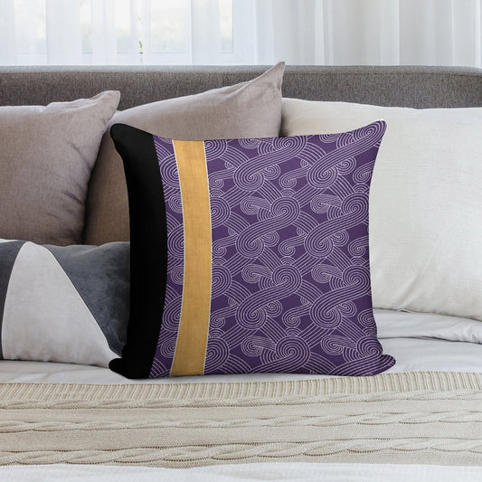 Quarian Swirls Soft Washable Throw Pillow