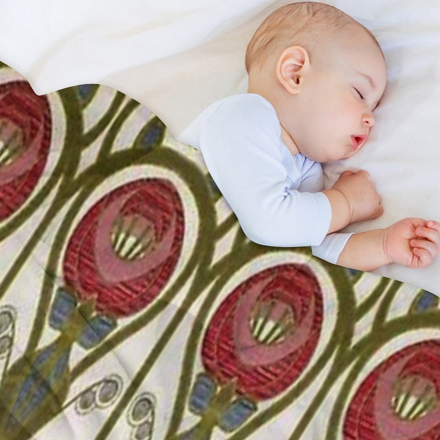 Charles Rennie Mackintosh Design Throw Blanket