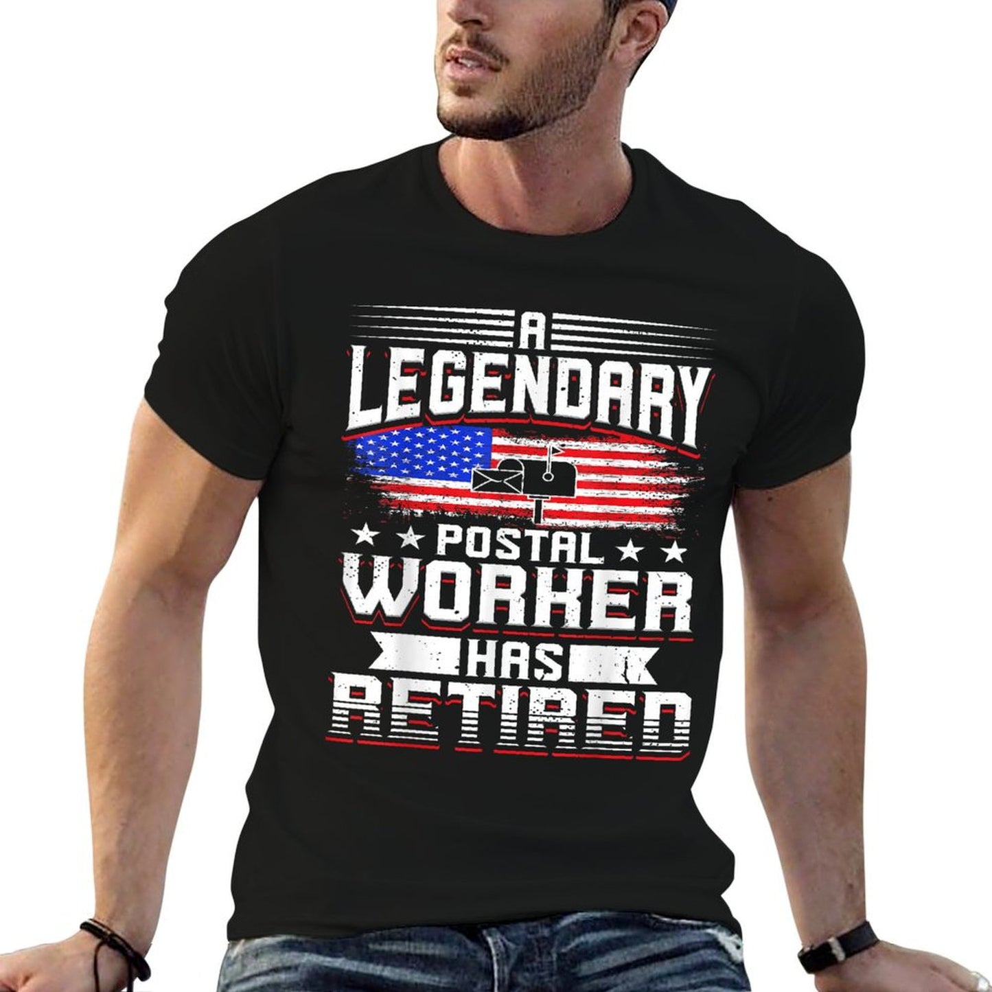 Retired Postal Worker Mailman Retirement T-Shirt