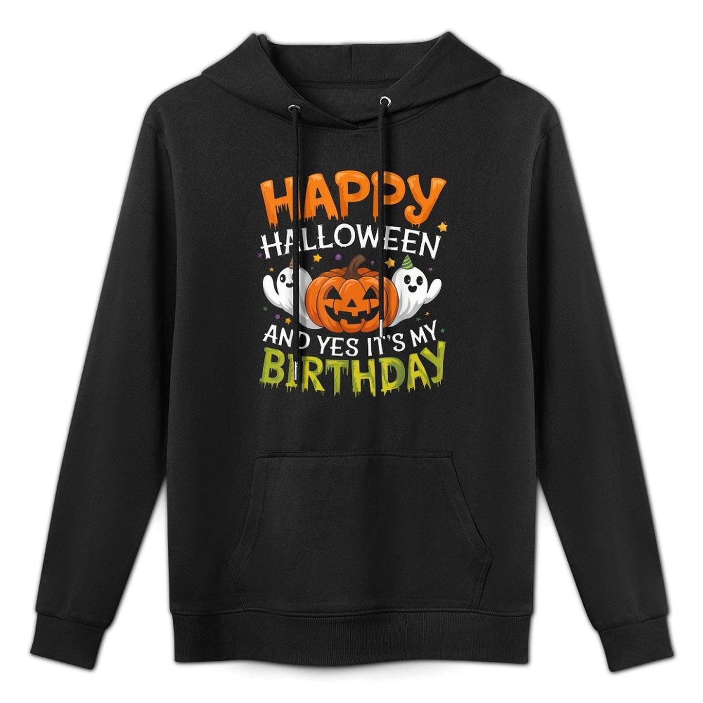 Happy Halloween Birthday Kids Yes Its My Birthday Halloween Breathable Fabric Hoodie