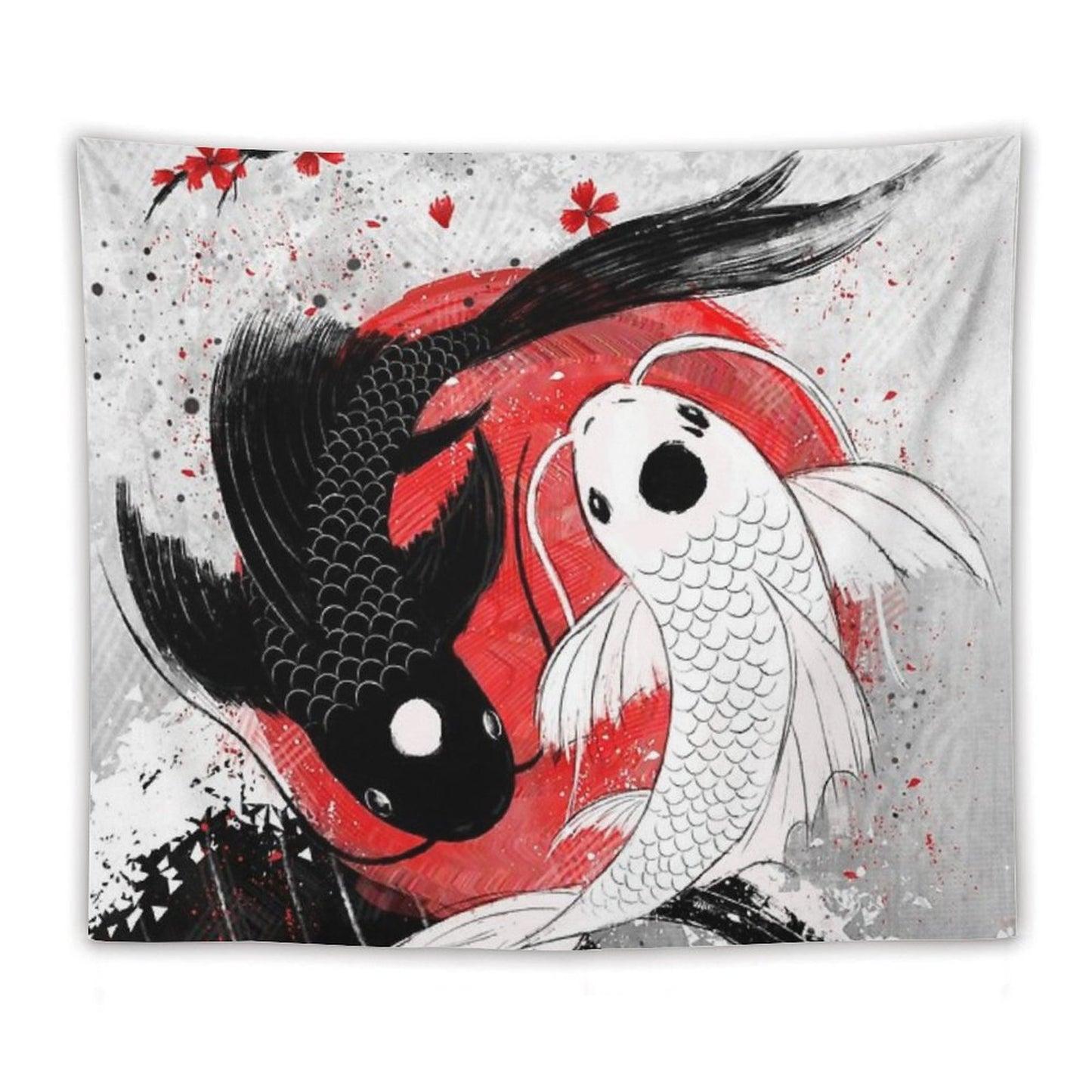 Koi Fish - Yin Yang Tapestry