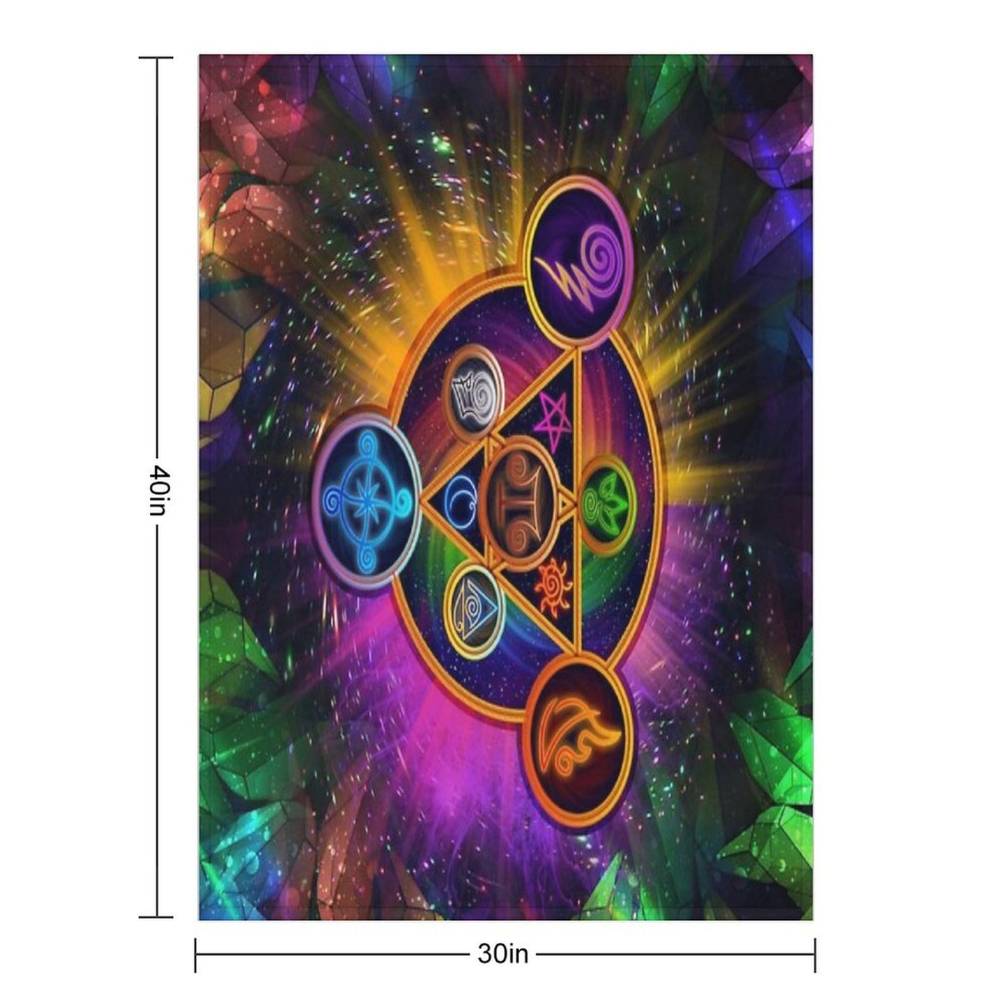 Wizard101 - The Spiral Schools Throw Blanket