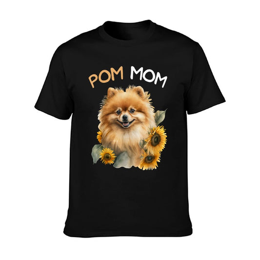 Pomeranian Mom Pom Dog Mama T-Shirt