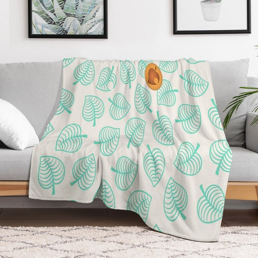 Nook's New Horizons Shirt Throw Blanket