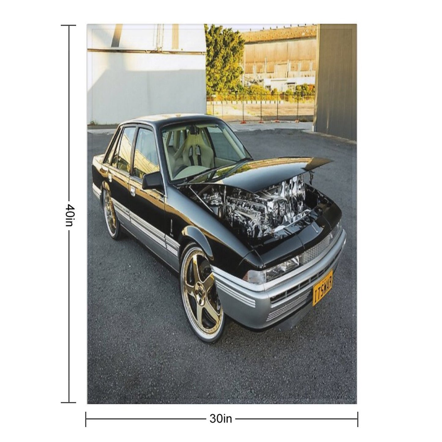 ITSWAR Holden VL Calais Throw Blanket