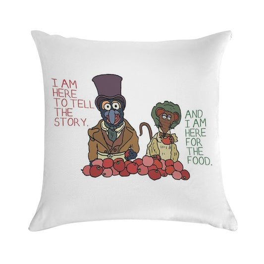 Muppet Christmas Carol - Gonzo And Rizzo Soft Easy Maintenance Throw Pillow