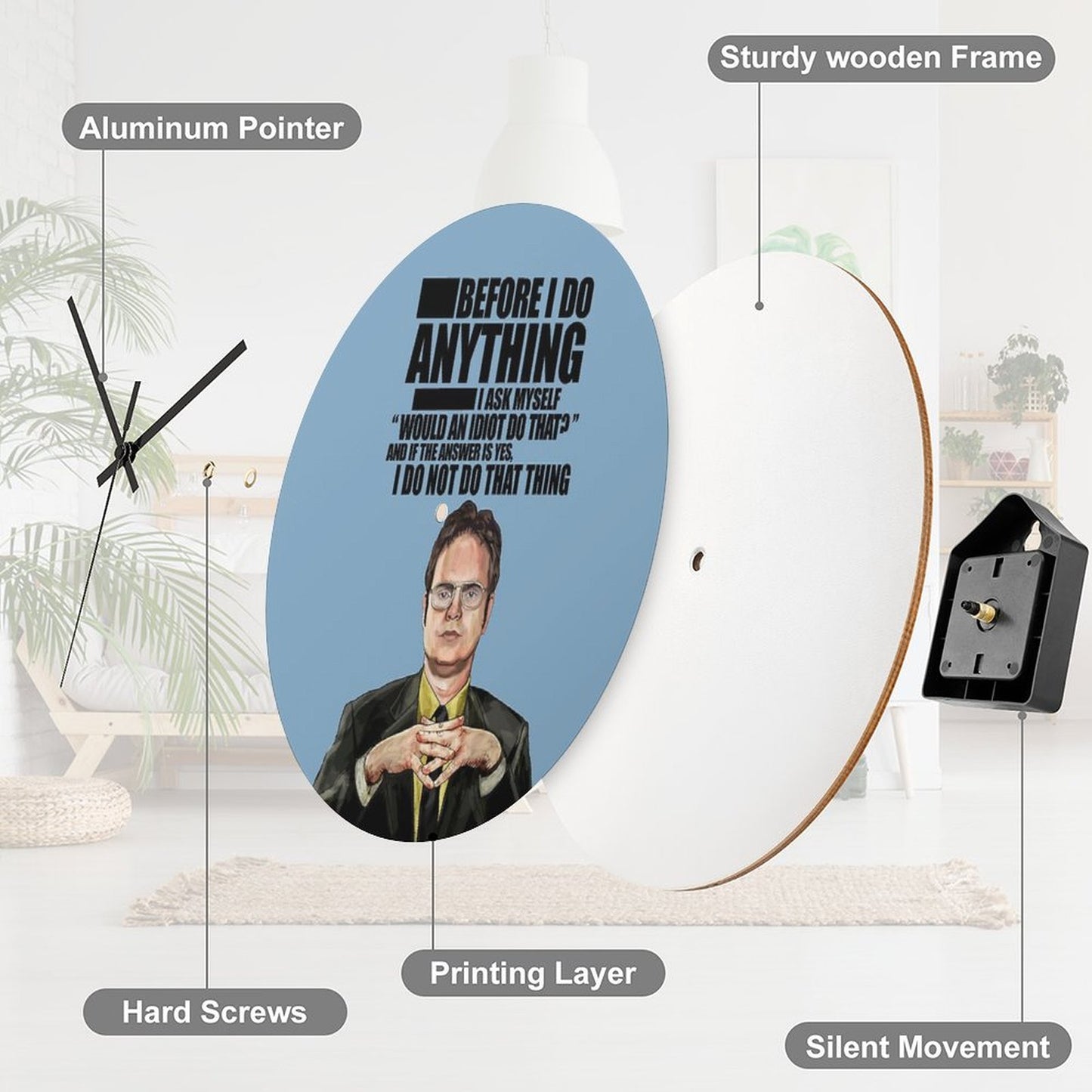 The Office - Dwight K. Schrute Wall Clock