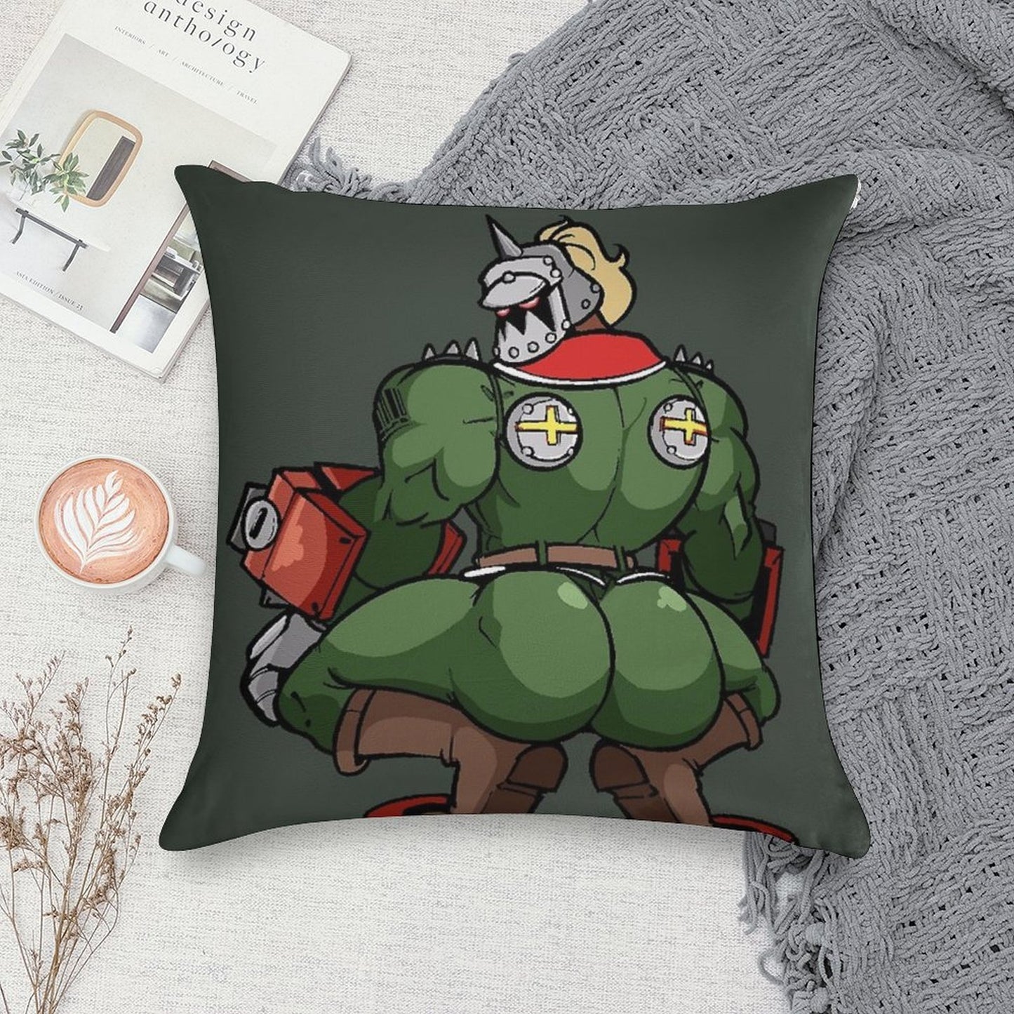 Potemkin Culo Soft Anti-Pilling Throw Pillow