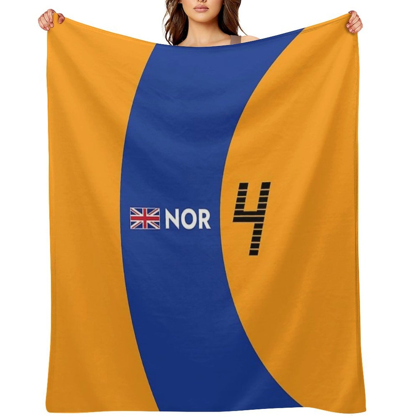 F1 2021 - #4 Norris Throw Blanket
