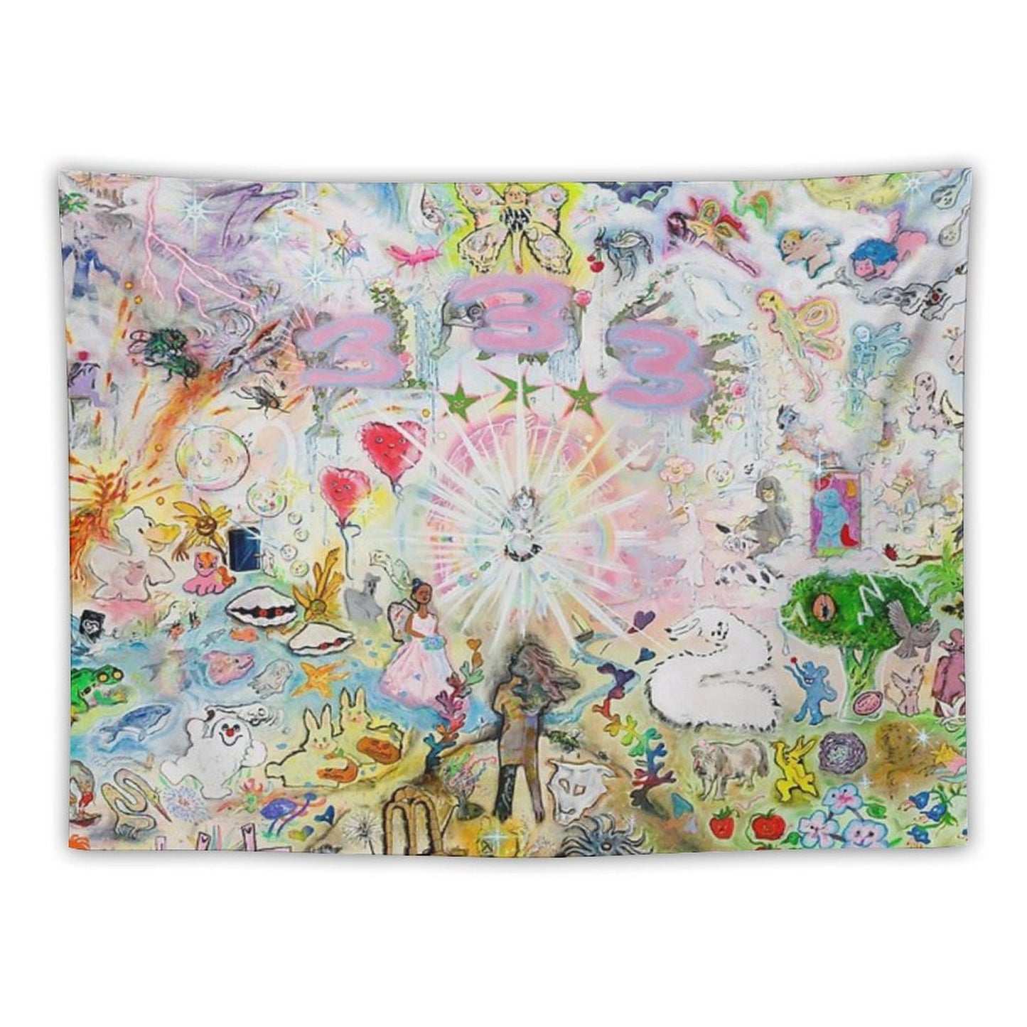 Drain Gang Bladee 333 Album Cover Tapestry Tapestry