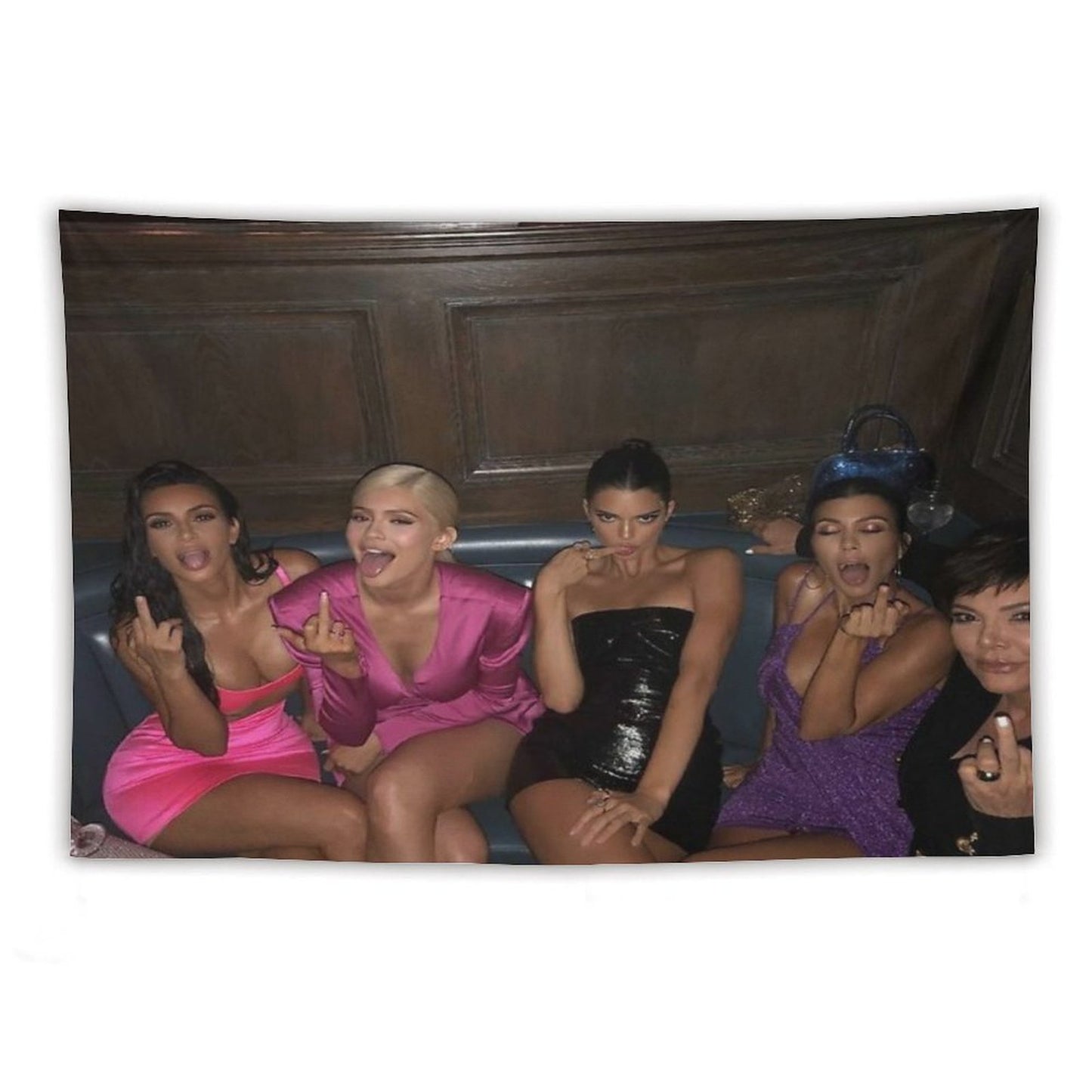 Kardashians Middle Finger Tapestry