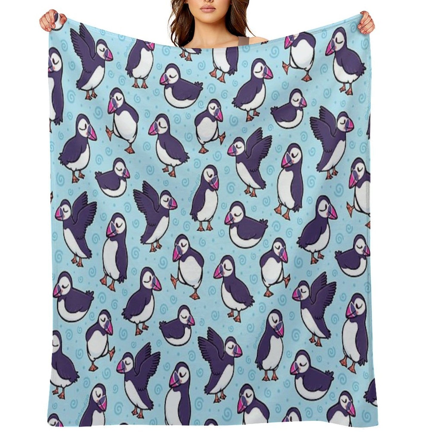 Tough Puffs Throw Blanket