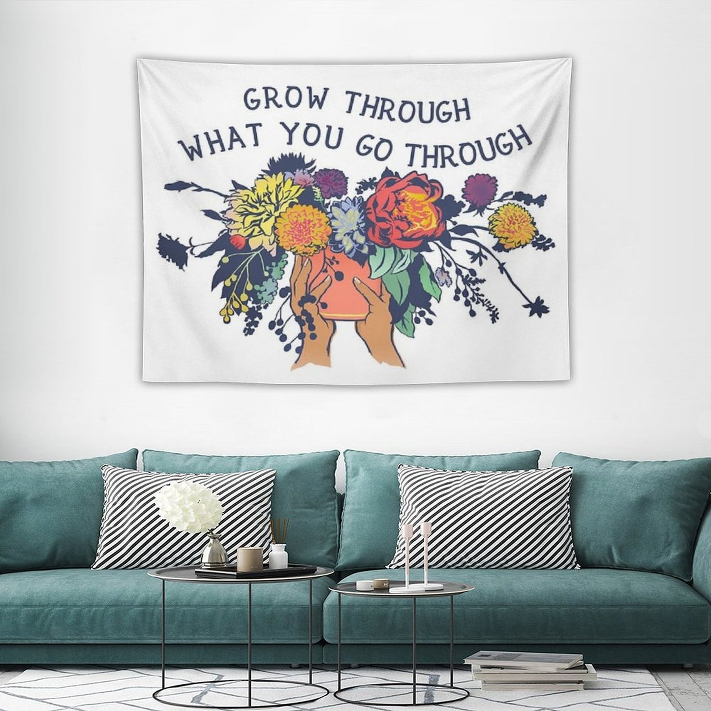 Grow Through What You Go Through Tapestry
