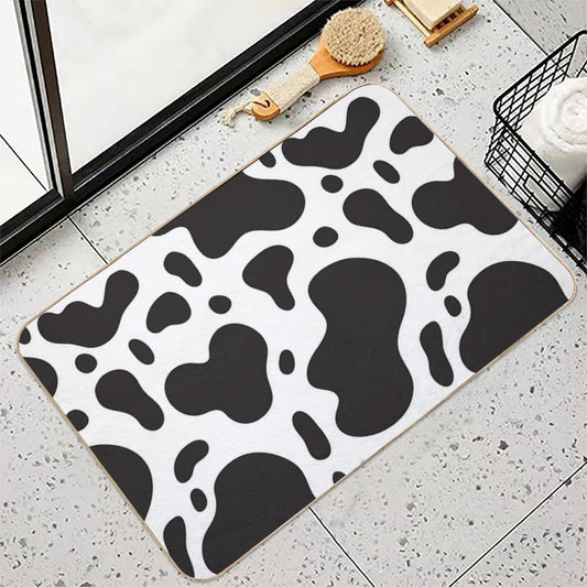 Cow Pattern Eco-Friendly Bath Mat