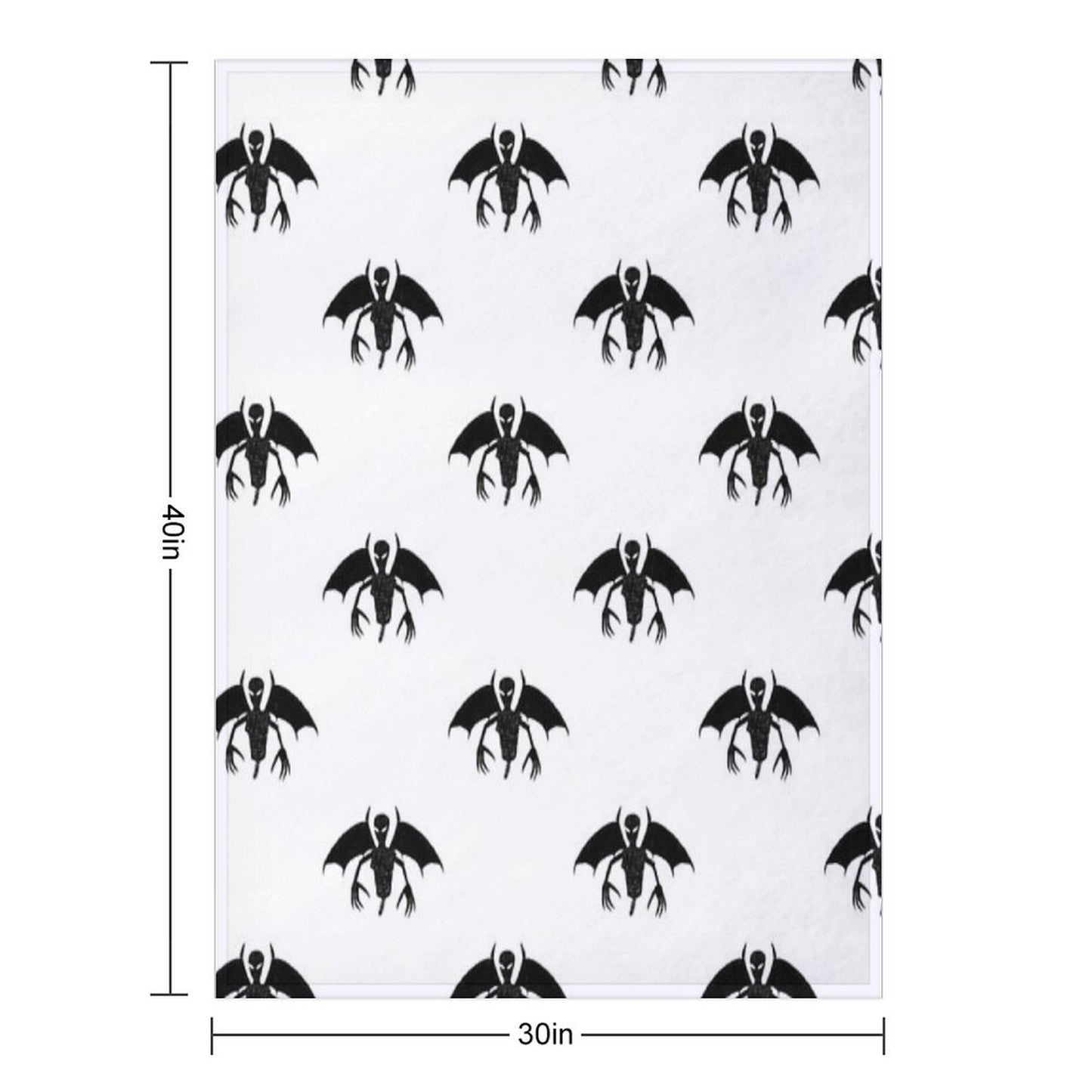 Deadwing Throw Blanket