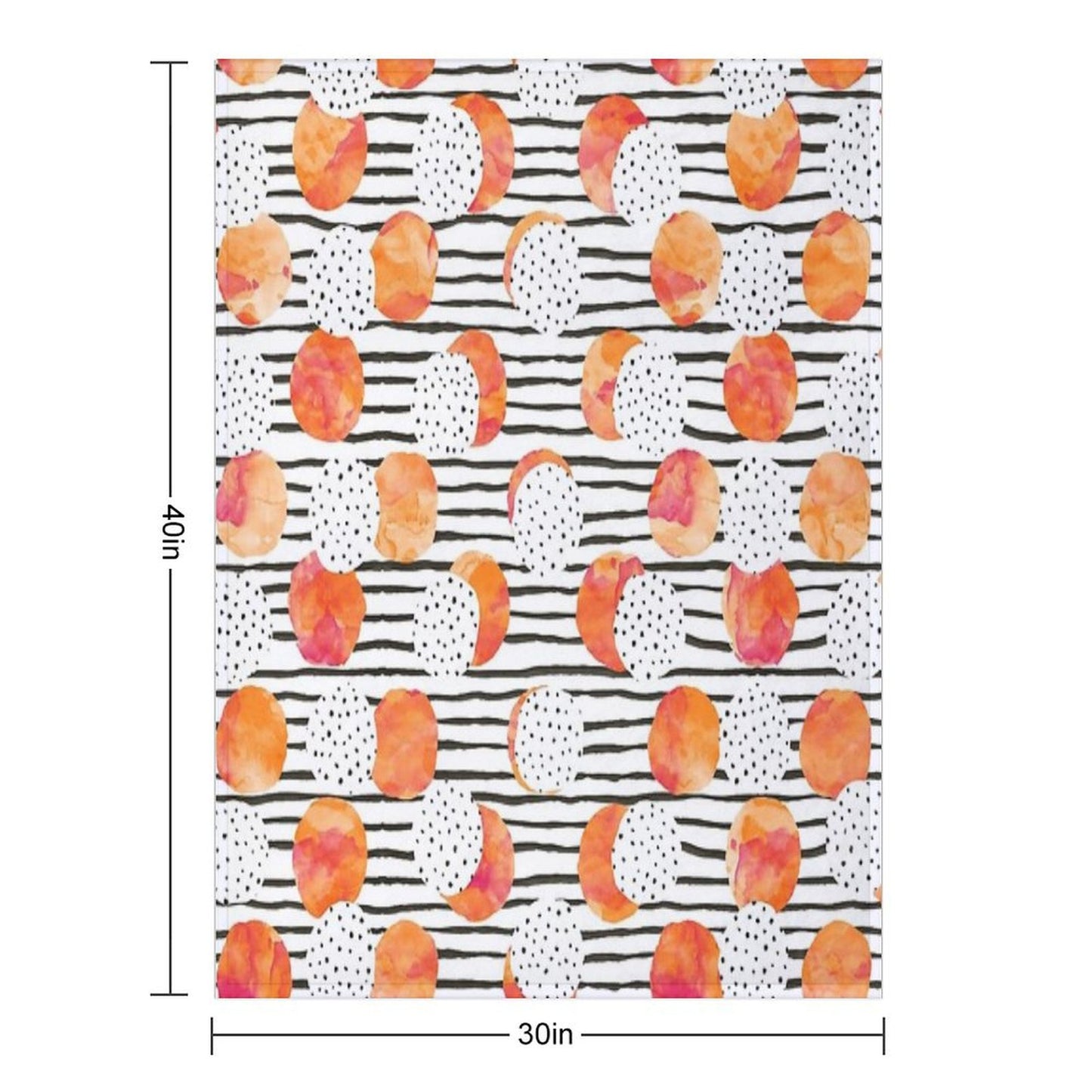 Fruity Orange Throw Blanket